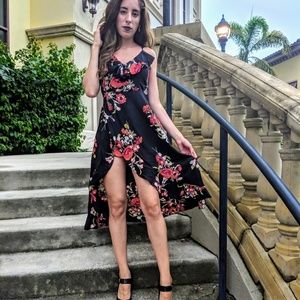 Floral romper dress